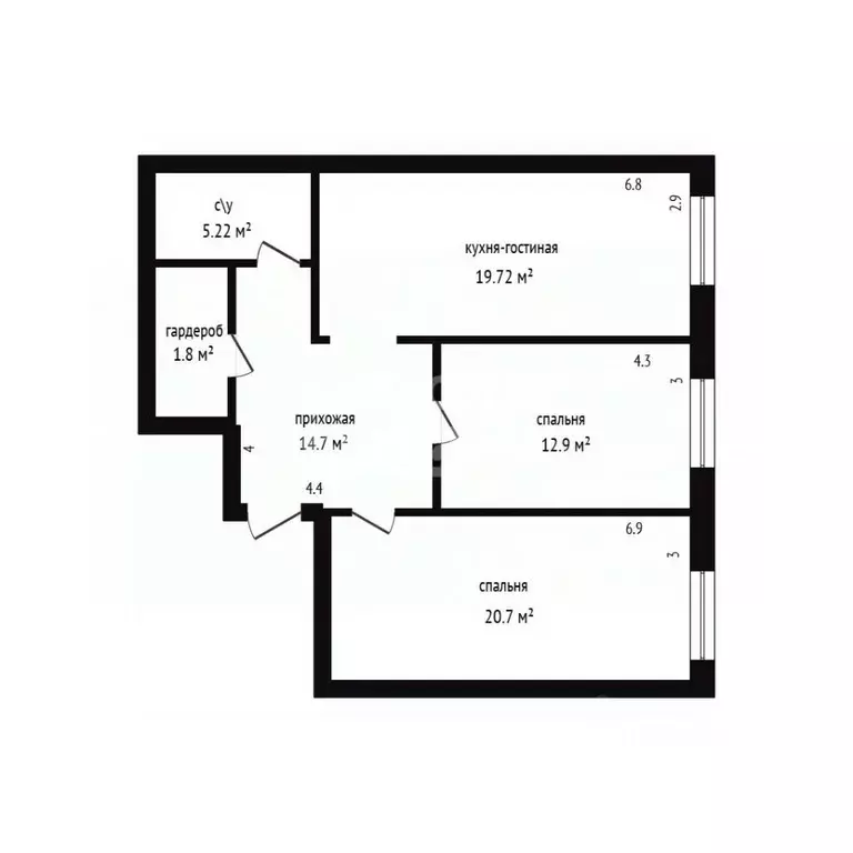 2-к кв. Дагестан, Дербент ул. Сальмана, 89 (76.02 м) - Фото 2