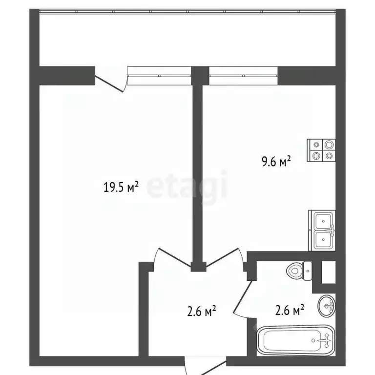 1-к кв. Ярославская область, Рыбинск Солнечная ул., 8 (32.0 м) - Фото 1