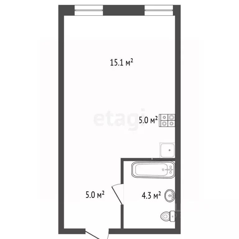 Студия Свердловская область, Екатеринбург ул. Красных Командиров, 1В ... - Фото 2