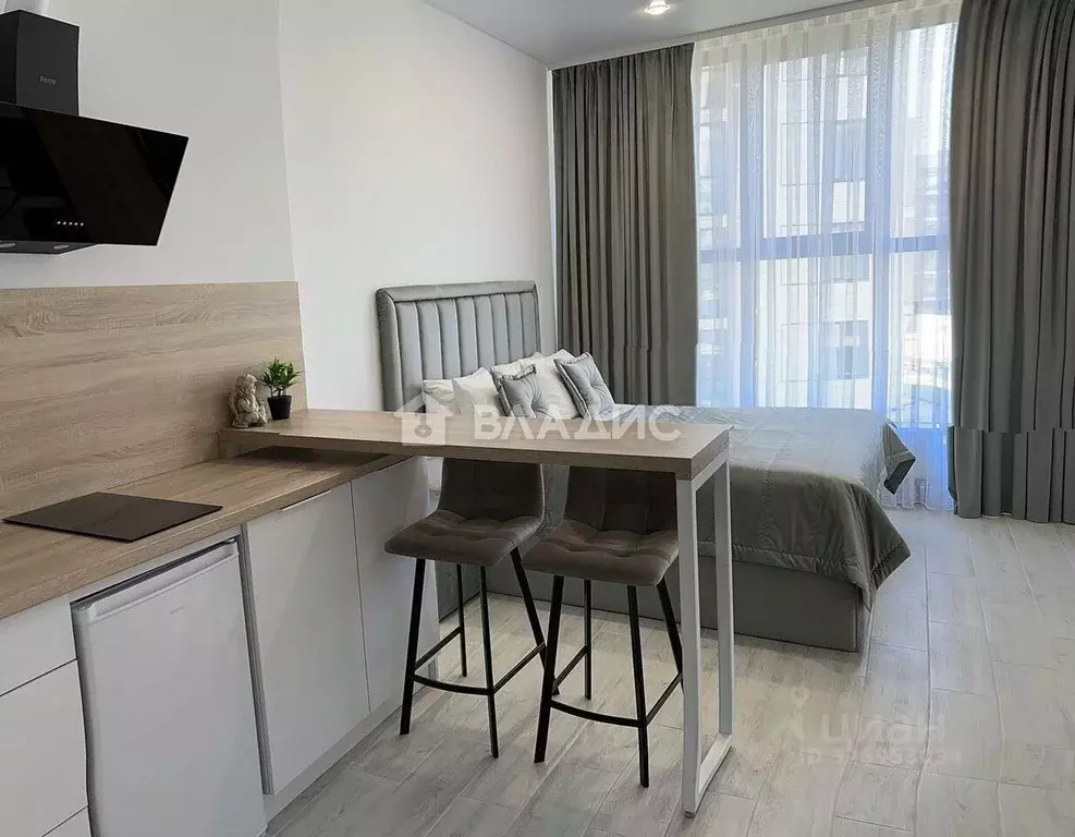 Студия Калининградская область, Зеленоградск ул. Гагарина, 87 (30.0 м) - Фото 2