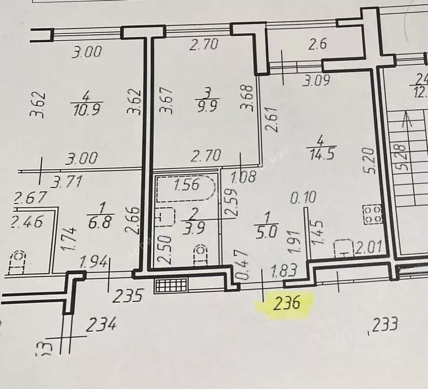 1-к кв. Ленинградская область, Всеволожский район, Свердловское ... - Фото 2