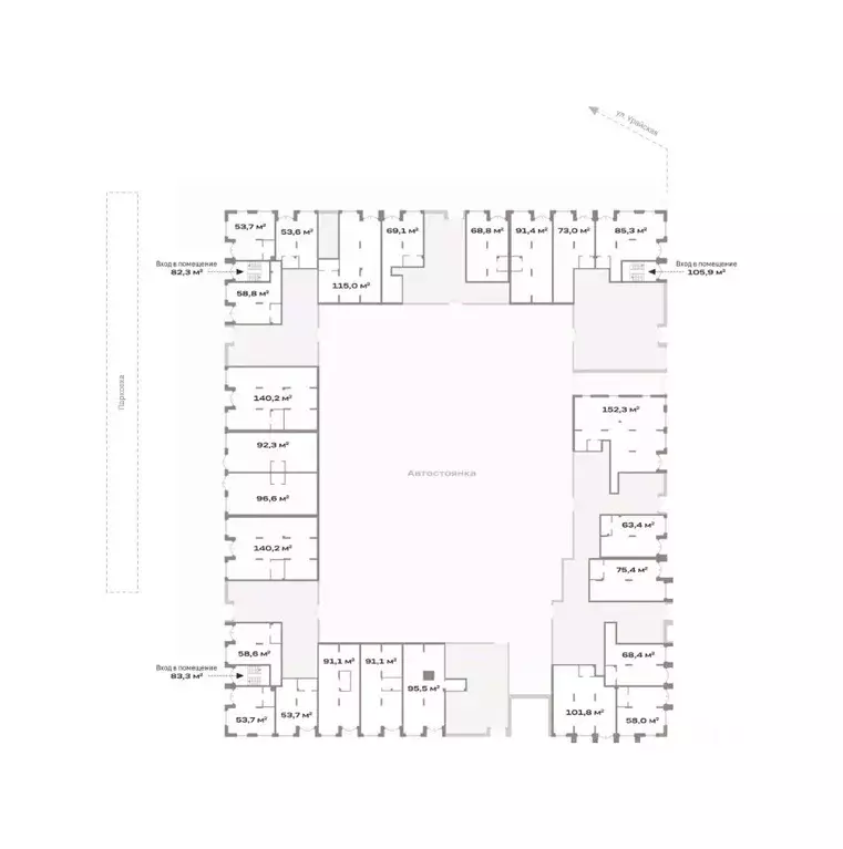 Помещение свободного назначения в Тюменская область, Тюмень Зарека ... - Фото 2