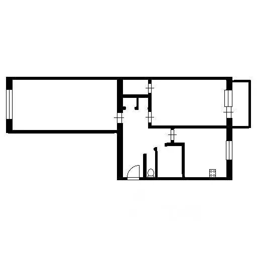 2-к кв. Воронежская область, Воронеж ул. Героев Сибиряков, 10 (44.0 м) - Фото 2