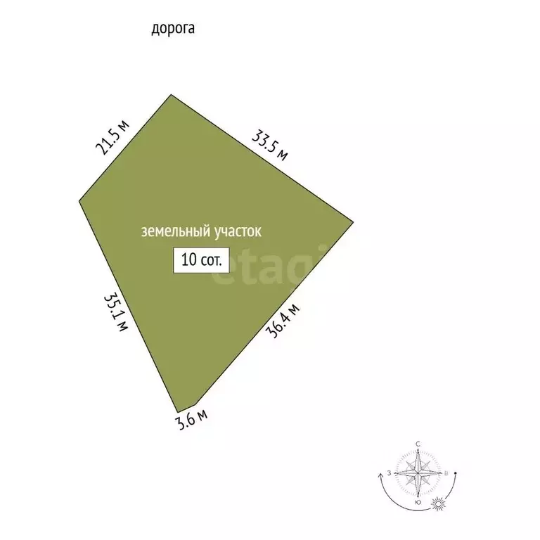 Участок в Севастополь ул. 2-я Линия, 106/306 (5.0 сот.) - Фото 1