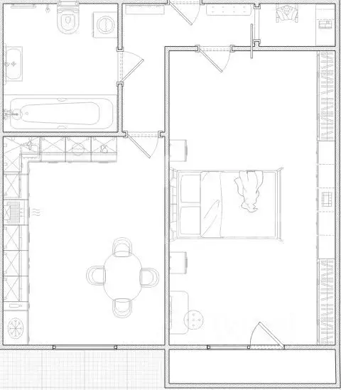 1-к кв. Московская область, Ивантеевка Пушкинский городской округ, ул. ... - Фото 2