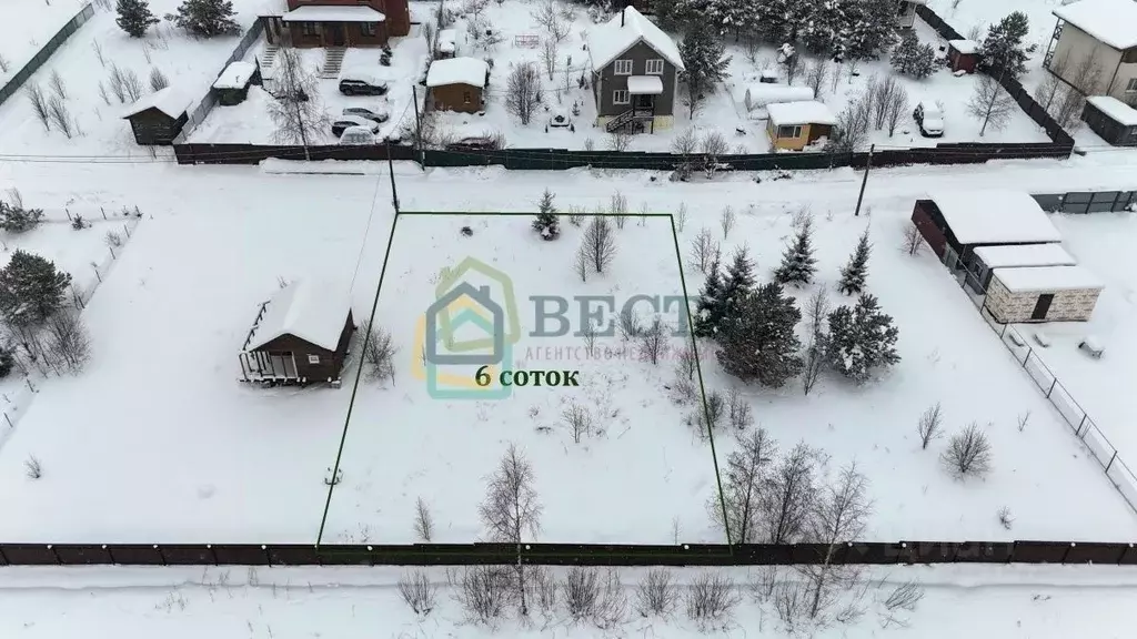 Участок в Ленинградская область, Приозерский район, Сосновское с/пос, ... - Фото 2