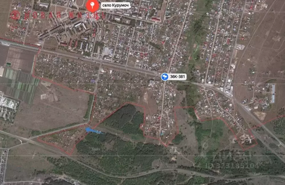 Участок в Самарская область, Волжский район, Курумоч с/пос, с. Курумоч ... - Фото 2