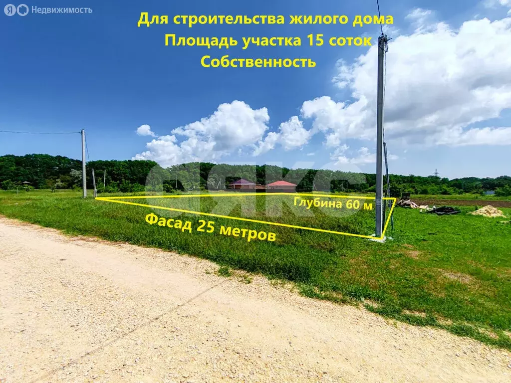Участок в посёлок Сенной, Фанагорийская улица (15 м) - Фото 0