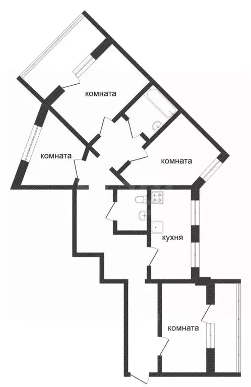 3-к кв. Тюменская область, Тюмень Широтная ул., 156/1 (124.5 м) - Фото 2