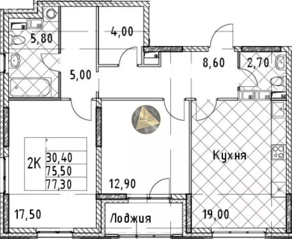 2-комнатная квартира: Санкт-Петербург, Планерная улица, 99 (77.3 м) - Фото 0