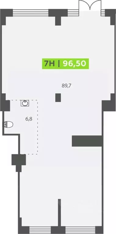 Торговая площадь в Ленинградская область, Кудрово г. Всеволожский ... - Фото 1