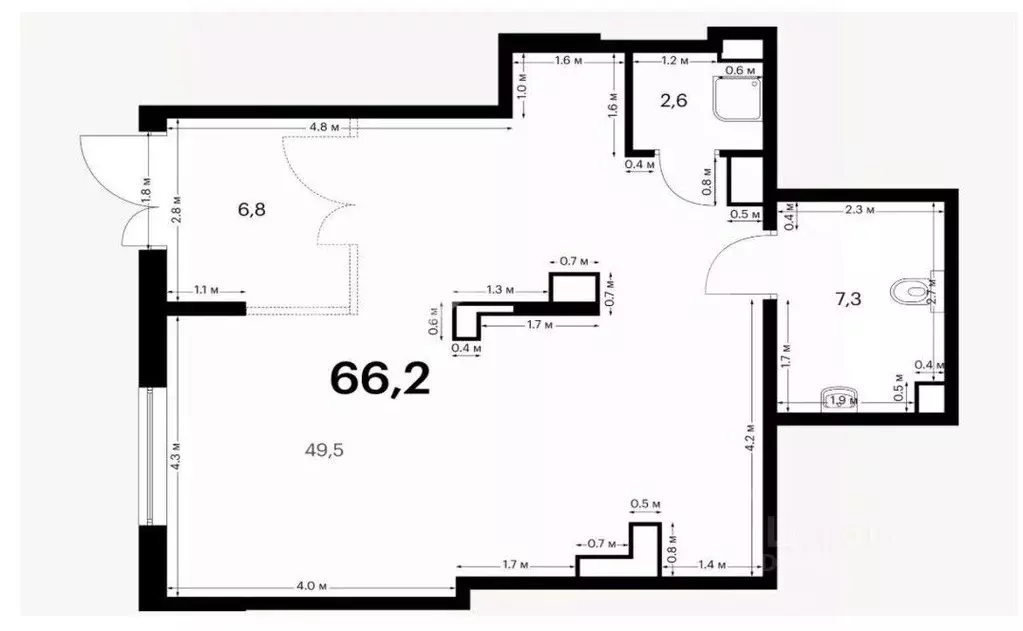 Помещение свободного назначения в Московская область, Красногорск ... - Фото 2