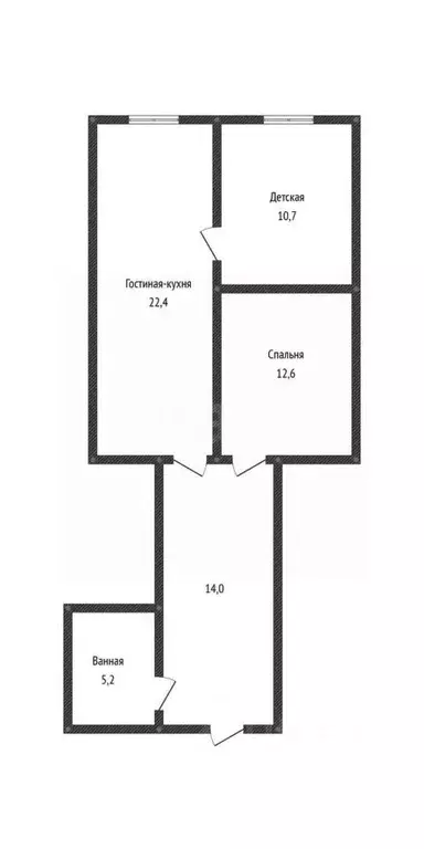 2-к кв. Дагестан, Махачкала ул. Абубакарова, 112 (65.0 м) - Фото 2