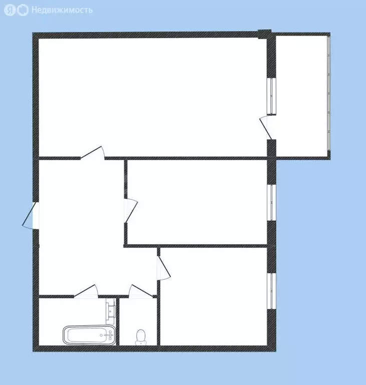 2-комнатная квартира: Кострома, Советская улица, 111Б (60.4 м) - Фото 1