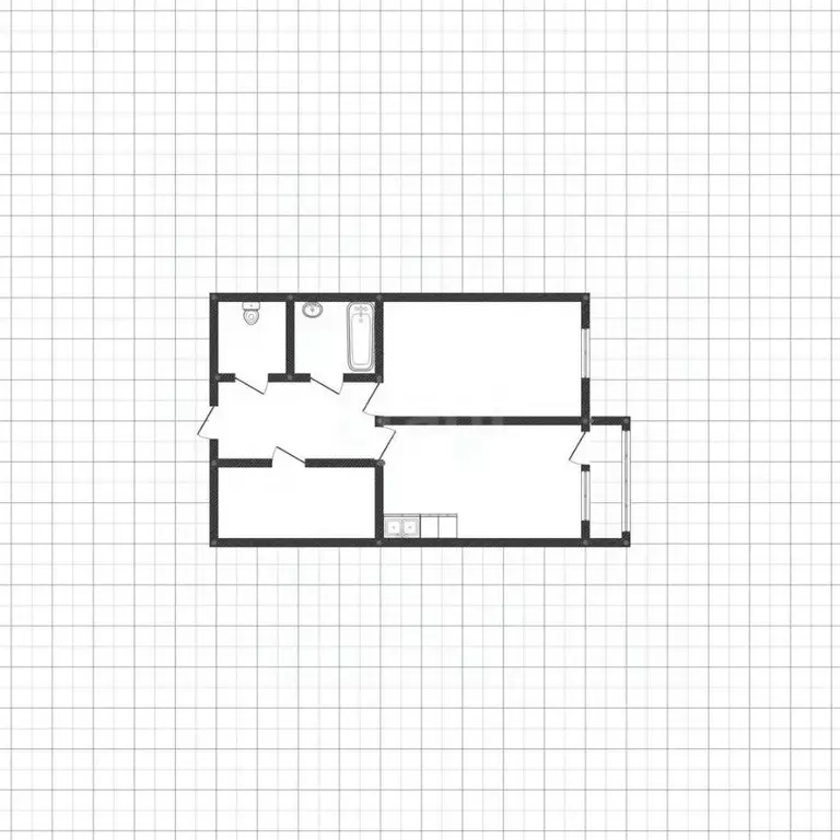 1-к кв. Воронежская область, Воронеж ул. Ворошилова, 1 (50.2 м) - Фото 2