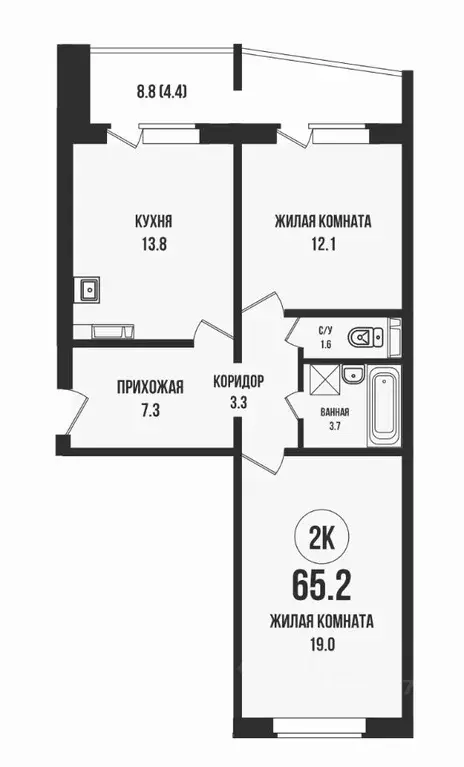 2-к кв. Новосибирская область, Новосибирск Династия жилой комплекс, ... - Фото 0