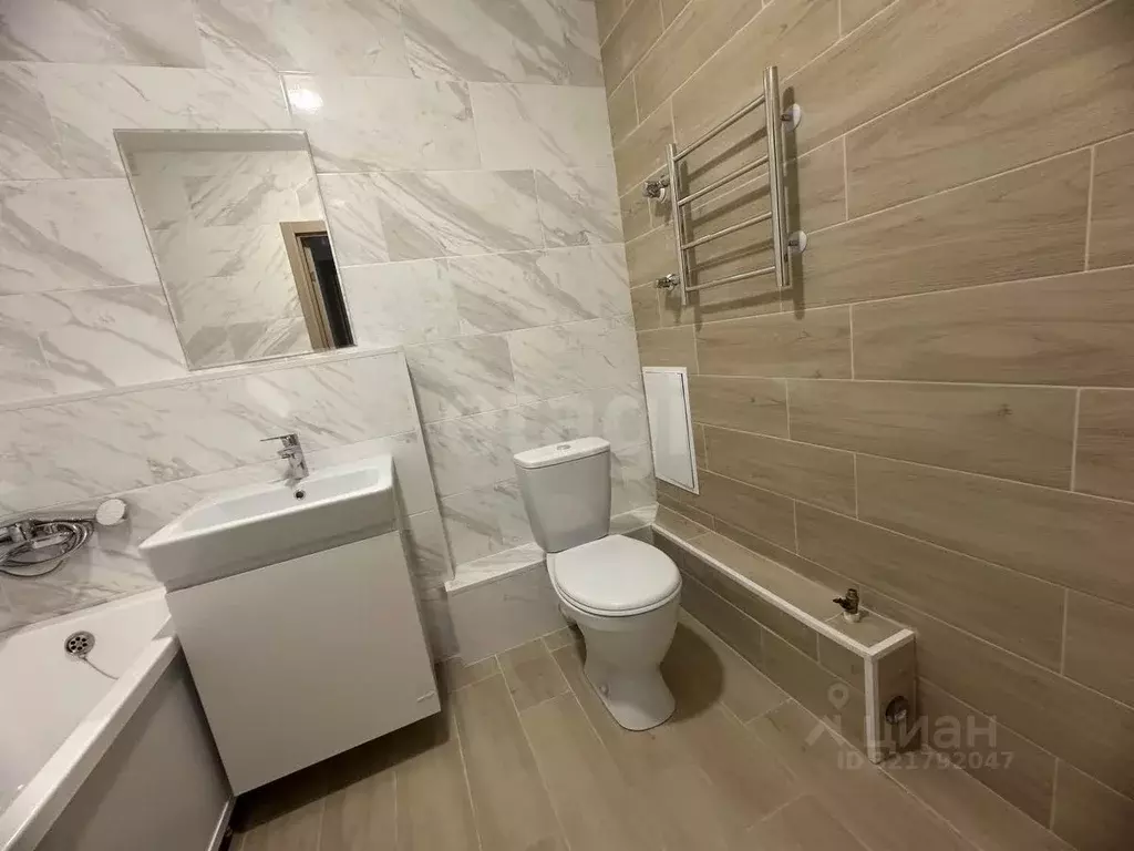 1-к кв. Воронежская область, Воронеж ул. Пескова, 3 (33.4 м) - Фото 1