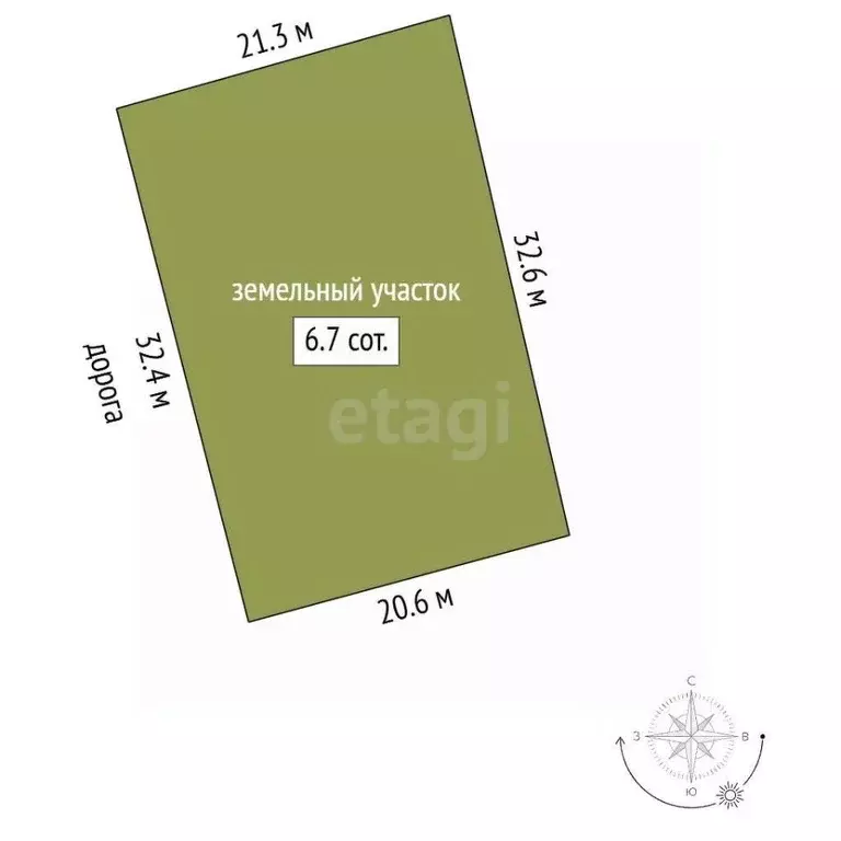 Участок в Свердловская область, Екатеринбург Наладчик СНТ,  (6.7 сот.) - Фото 1