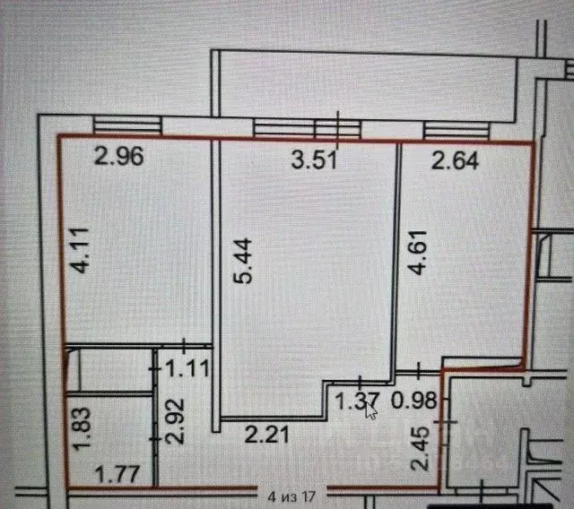 2-к кв. Новосибирская область, Новосибирск ул. Петухова, 160 (58.5 м) - Фото 2