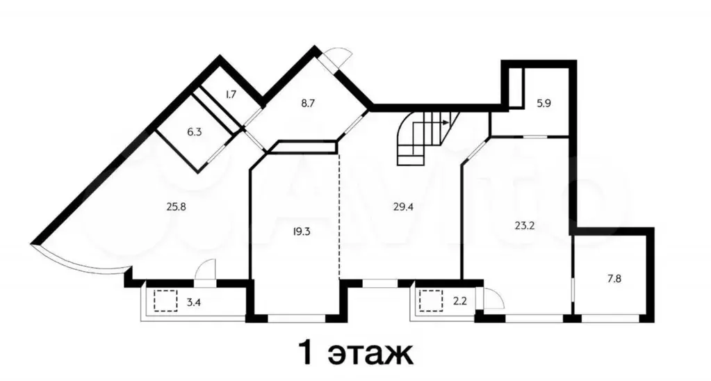 5-к. квартира, 245 м, 16/16 эт. - Фото 1