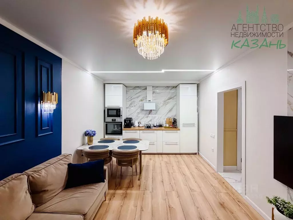 4-к кв. Татарстан, Казань Чистопольская ул., 61Д (79.8 м) - Фото 1