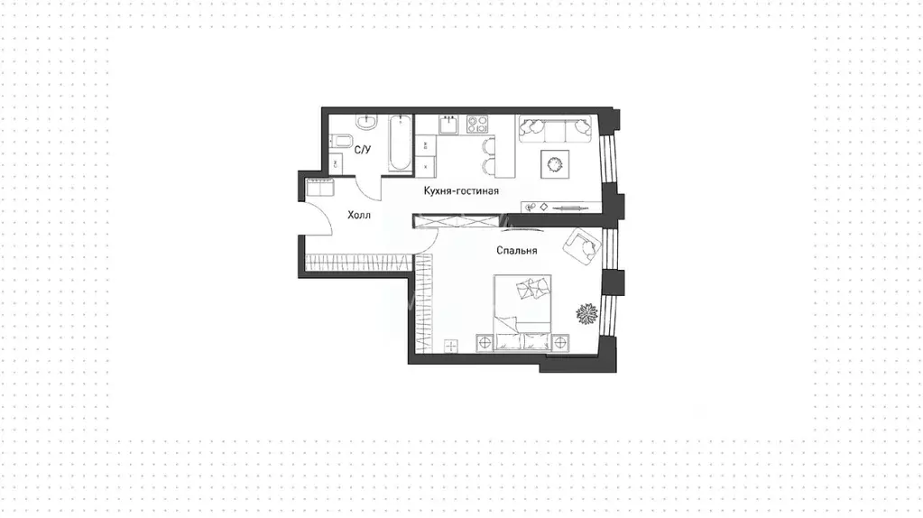 2-к кв. Москва ул. Лобачевского, 120к1 (52.0 м) - Фото 1