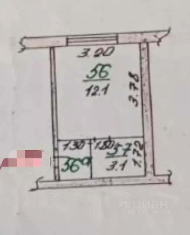 Комната Орловская область, Орел Кромское ш., 5 (17.0 м) - Фото 1