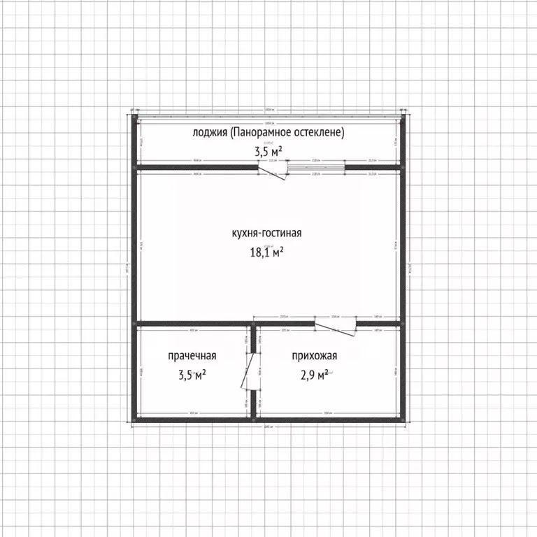 Студия Краснодарский край, Краснодар пос. Знаменский, ул. Природная, ... - Фото 1