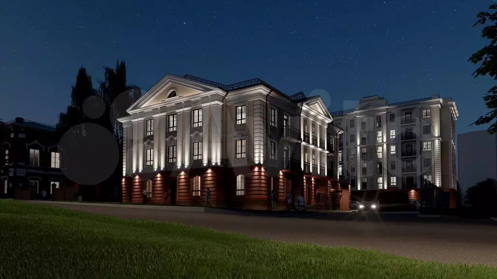 2-к. квартира, 55,5 м, 1/6 эт. - Фото 1