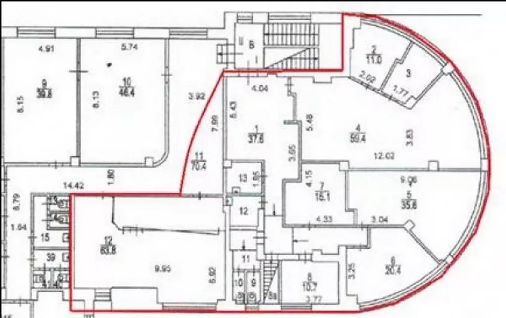 Офис в Москва Верхняя Красносельская ул., 11АС1 (287 м) - Фото 2
