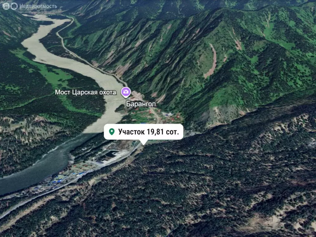 Участок в Усть-Мунинское сельское поселение, посёлок Барангол, Чуйская ... - Фото 2