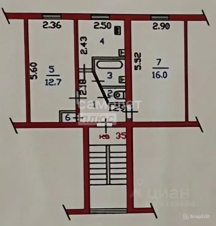 2-к кв. Пензенская область, Пенза ул. Чаадаева, 93 (40.8 м) - Фото 1