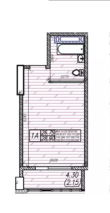 1-к кв. Приморский край, Владивосток Суприм жилой комплекс (28.9 м) - Фото 1
