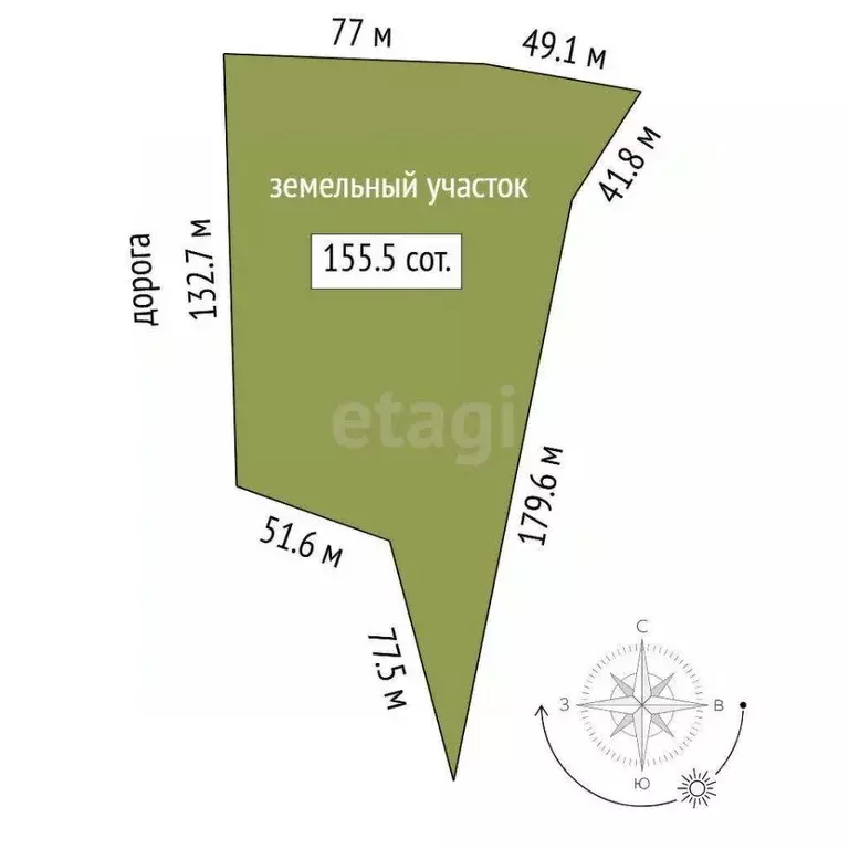 Участок в Свердловская область, Тугулымский муниципальный округ, пос. ... - Фото 2