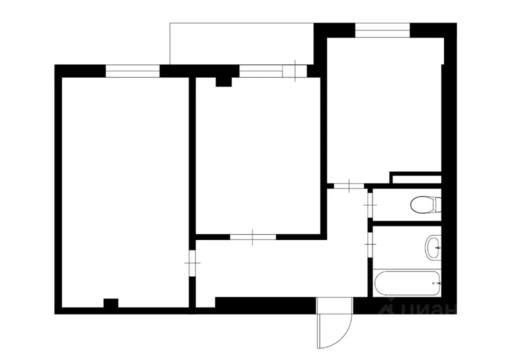 2-к кв. Московская область, Апрелевка Наро-Фоминский городской округ, ... - Фото 2
