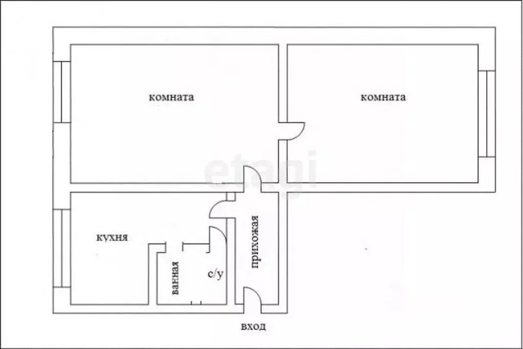 2-к кв. Тульская область, Богородицк Западный мкр, 17 (48.0 м) - Фото 1