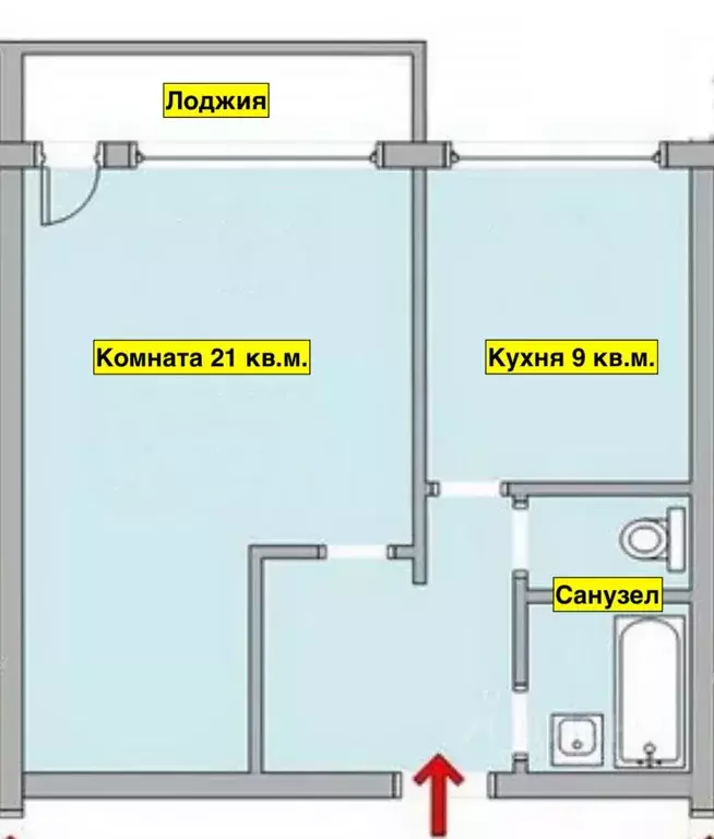 1-к кв. Москва ул. Адмирала Лазарева, 42К1 (39.0 м) - Фото 1