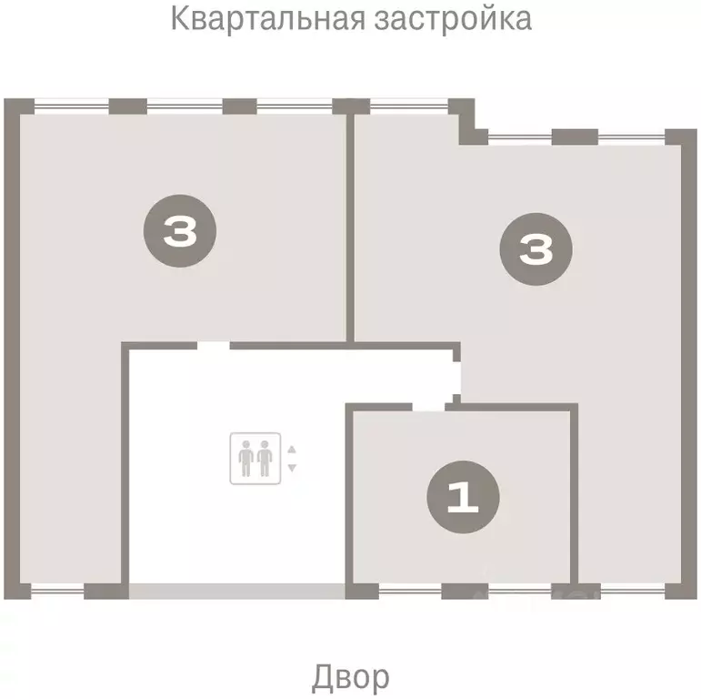 3-к кв. Новосибирская область, Новосибирск Большевистская ул., с49 ... - Фото 1