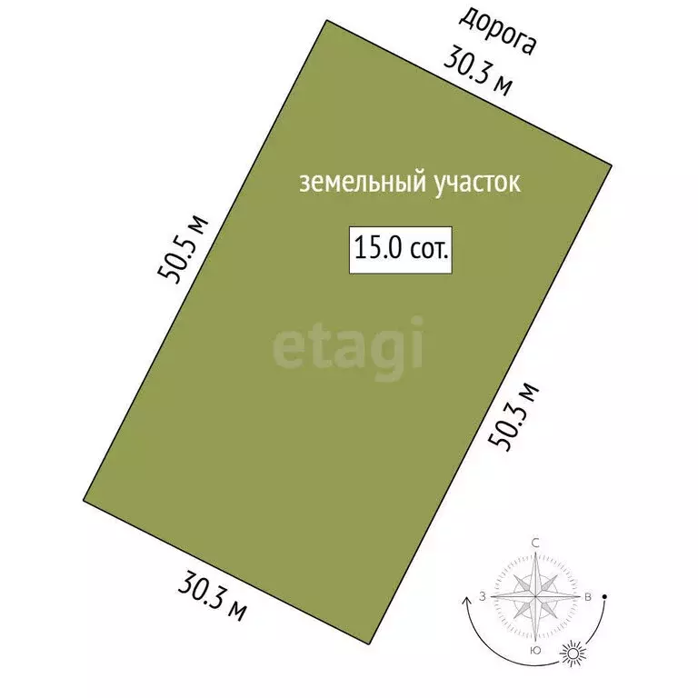 Участок в село Борки, Филиновская улица (29.4 м) - Фото 1