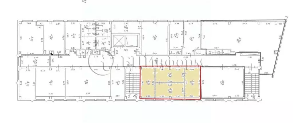 Офис в Санкт-Петербург просп. Непокоренных, 17к4с1 (69 м) - Фото 2