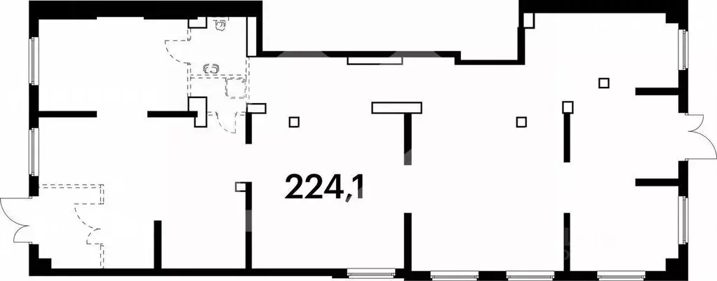 Помещение свободного назначения в Москва Амурская ул., 2к1 (224 м) - Фото 2