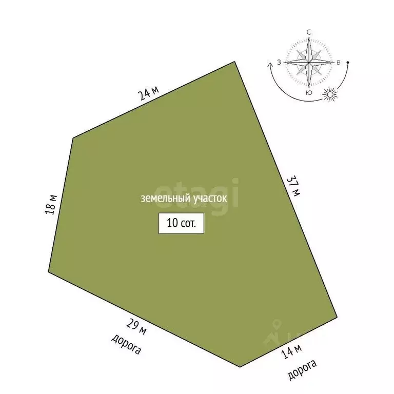 Участок в Саха (Якутия), Якутск Сыраат тер.,  (10.0 сот.) - Фото 1