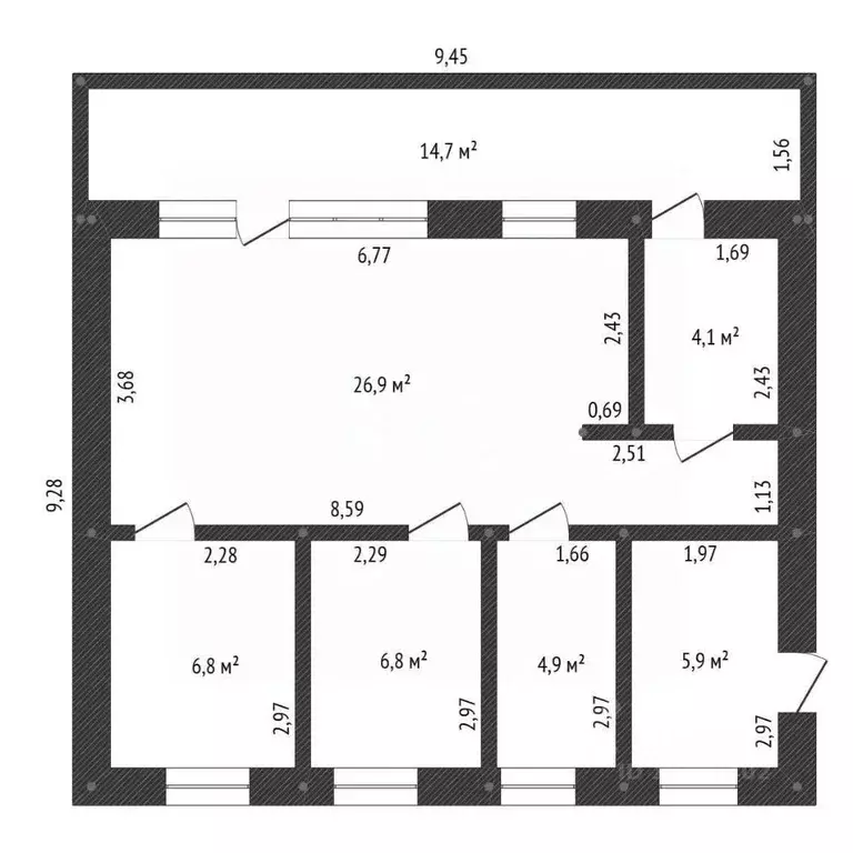 Дом в Башкортостан, Иглинский район, Калтымановский сельсовет, д. Тауш ... - Фото 2