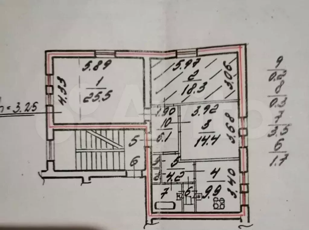 4-к. квартира, 84 м, 3/3 эт. - Фото 0