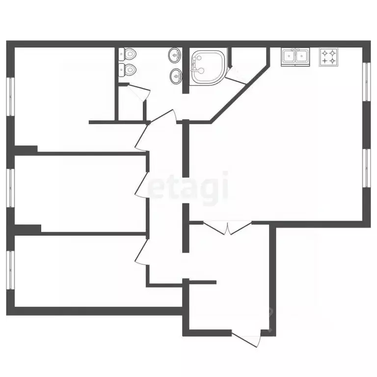 4-к кв. Санкт-Петербург Кузнецовская ул., 30 (107.0 м) - Фото 1