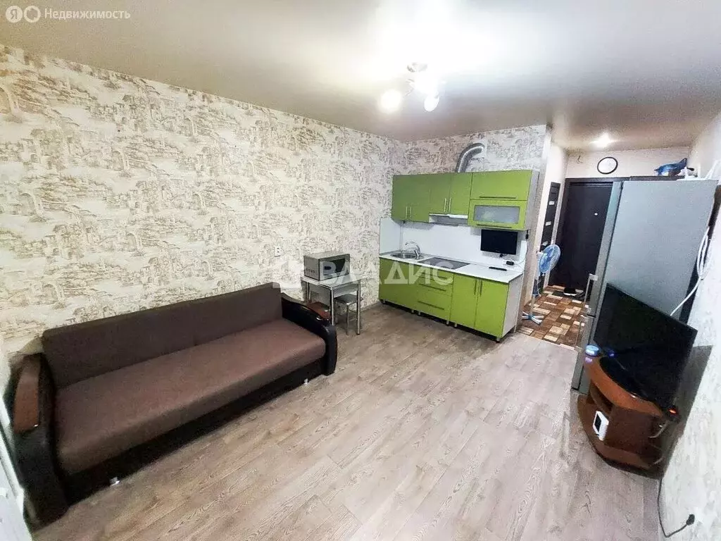 Квартира-студия: Засечное, Радужная улица, 12 (28 м) - Фото 1