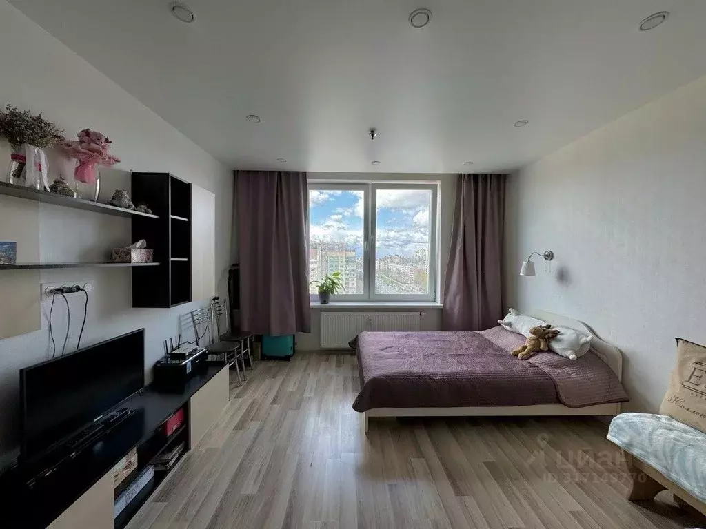 Студия Санкт-Петербург ул. Хошимина, 16А (28.2 м) - Фото 1
