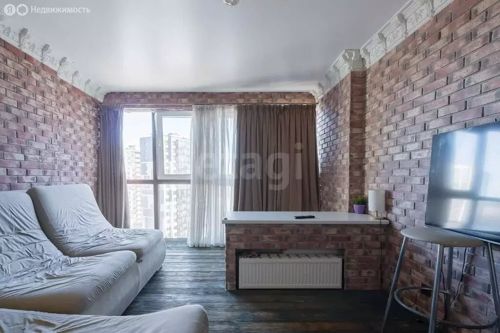 Квартира-студия: Кудрово, Европейский проспект, 21к2 (30.4 м) - Фото 1
