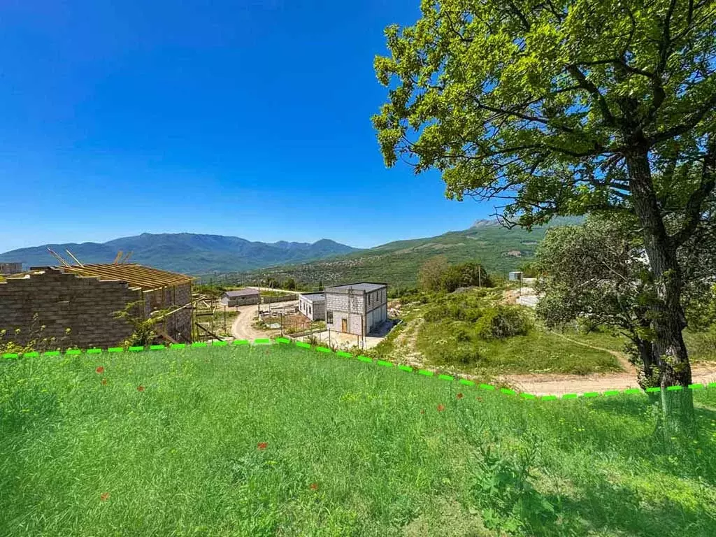 Участок в Крым, Алушта муниципальный округ, с. Лучистое, Персиковый ... - Фото 1