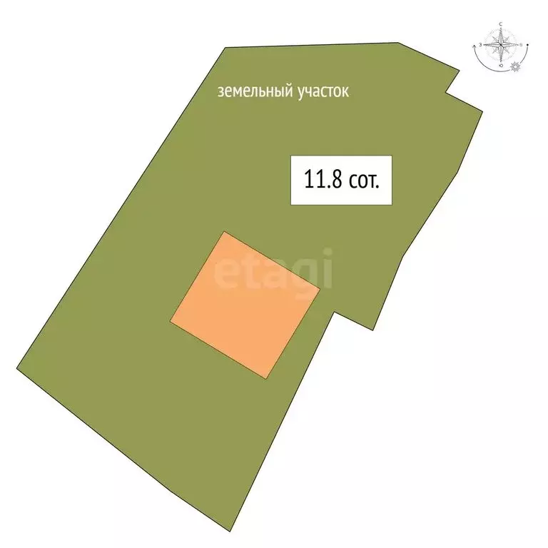 Дом в Искитим, 1-я Бакинская улица (63.5 м) - Фото 1